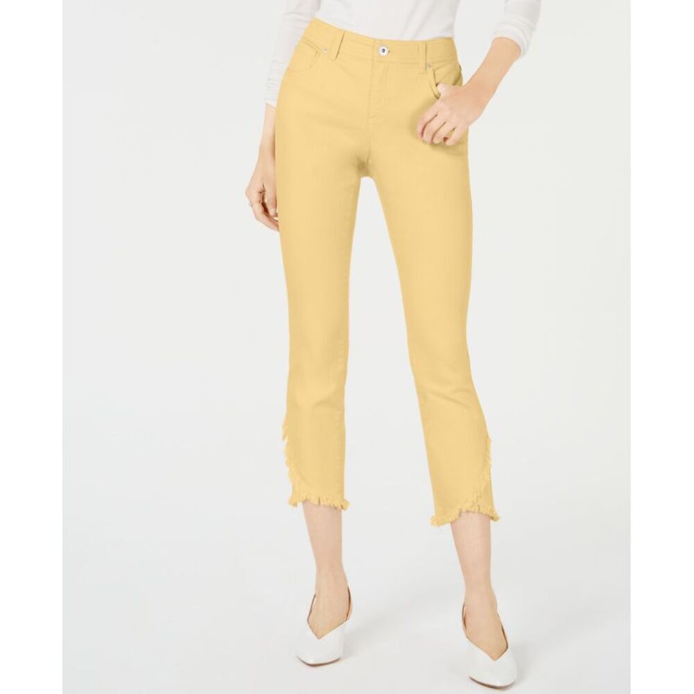 INC International Concepts Tulip Hem Skinny Ankle Jeans